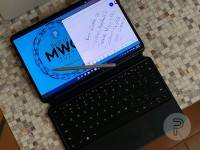 HUAWEI MateBook E laid flat on a table with the second gen M Pen