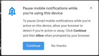 pause gmail notificartion mobile