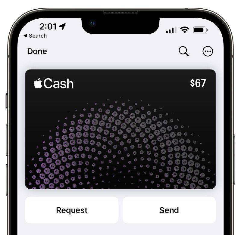 Apple Cash changes iOS 15.5