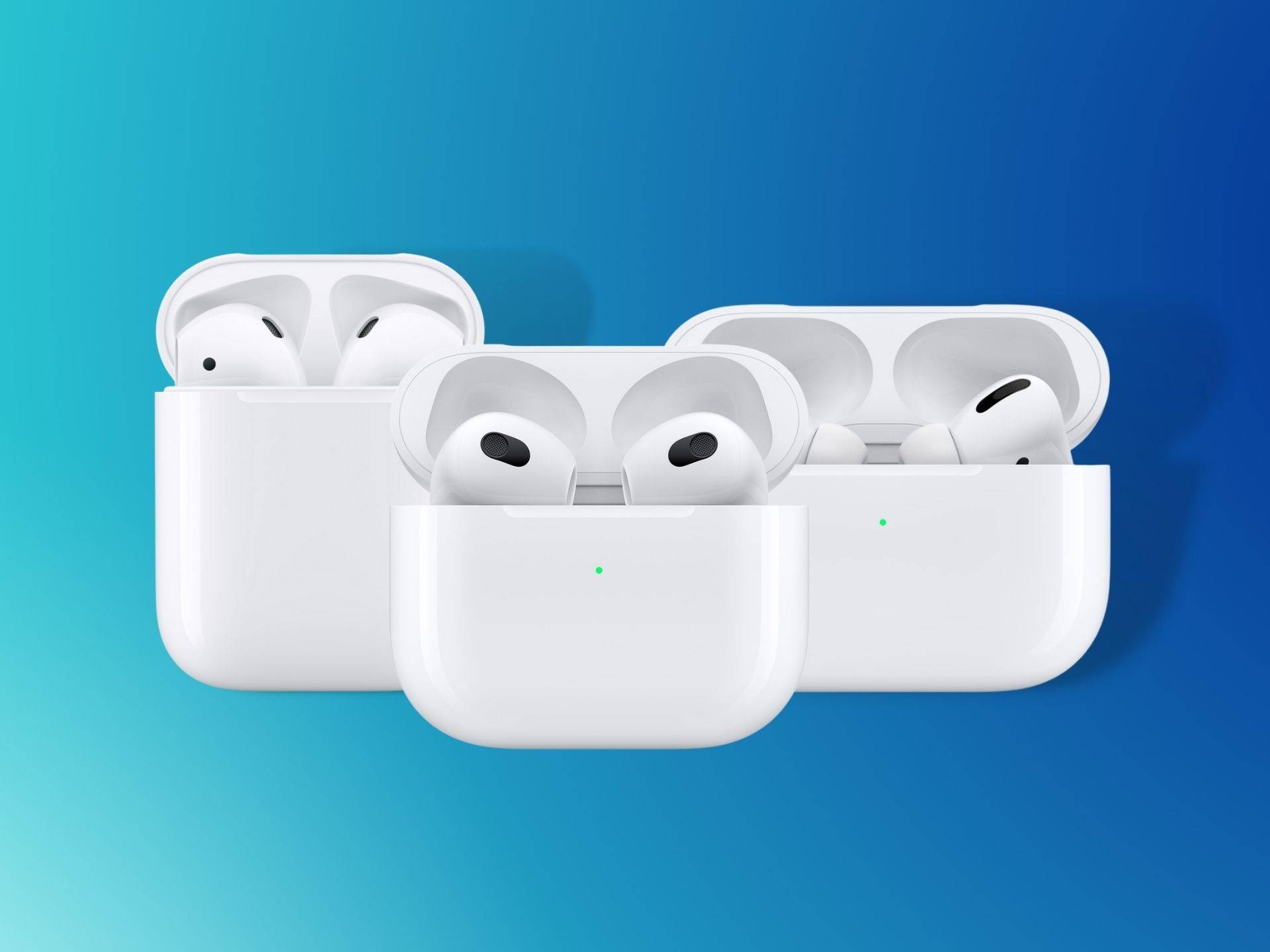 Apple AirPods 2, AirPods 3, and AirPods Pro wireless earbuds