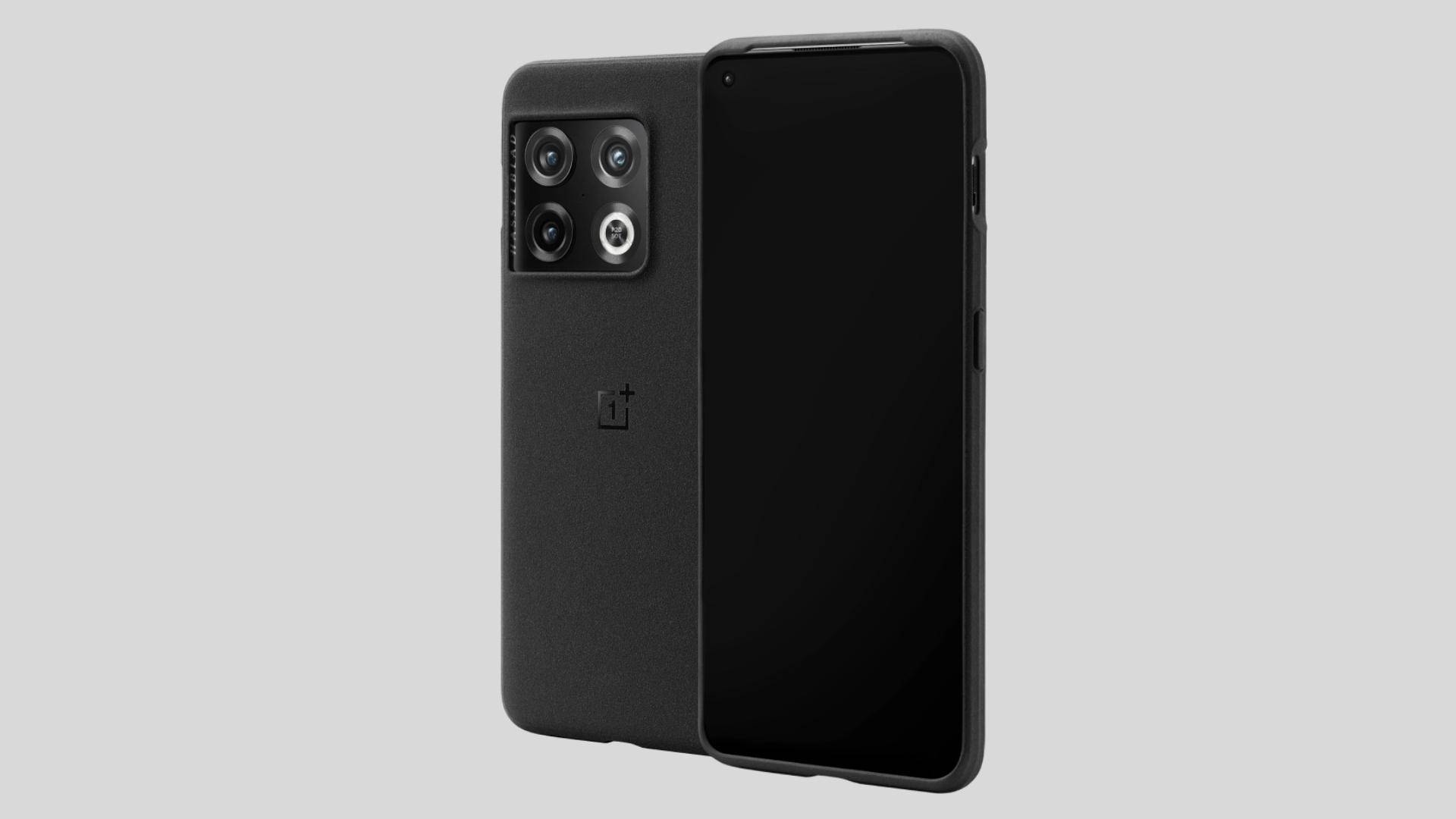 image showing front and back of OnePlus 10 Pro Sandstone Bumper Case