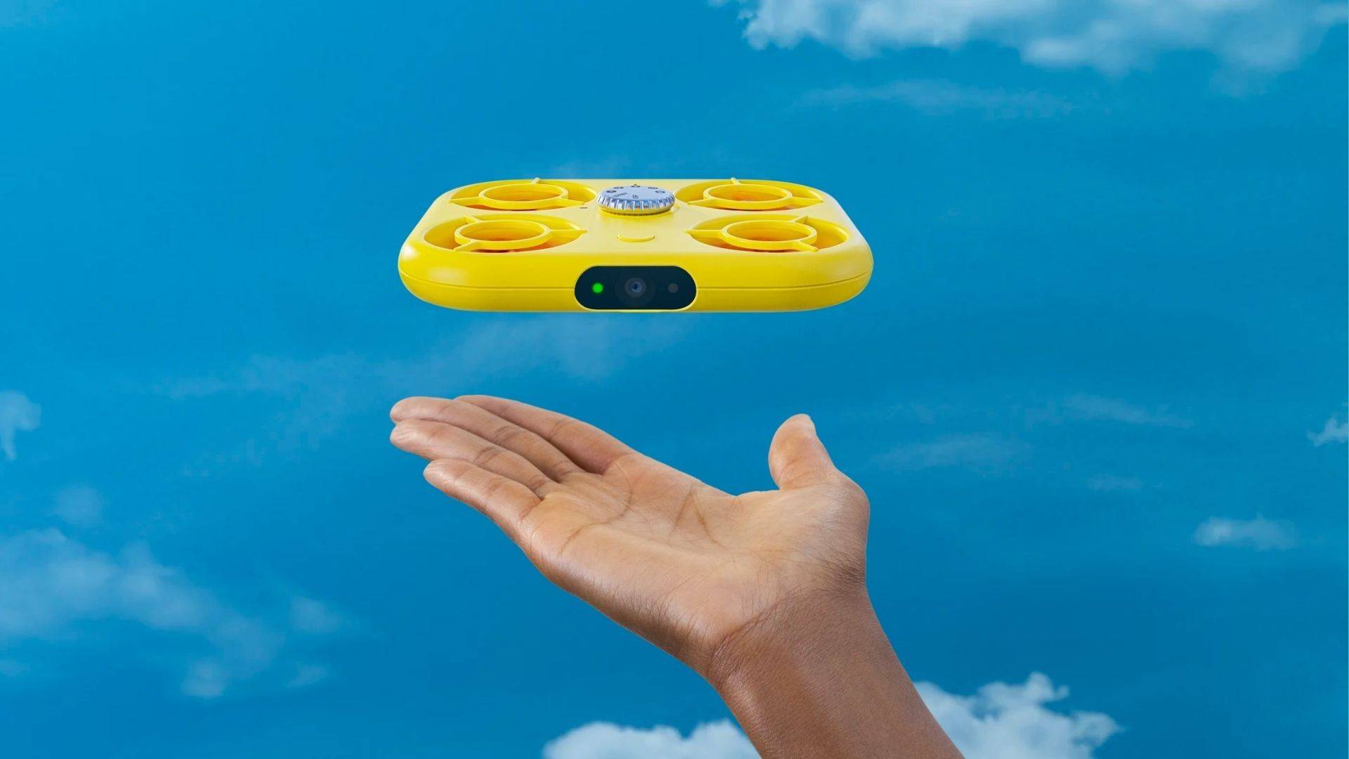 Snap Pixy Drone taking off from the palm of your hand
