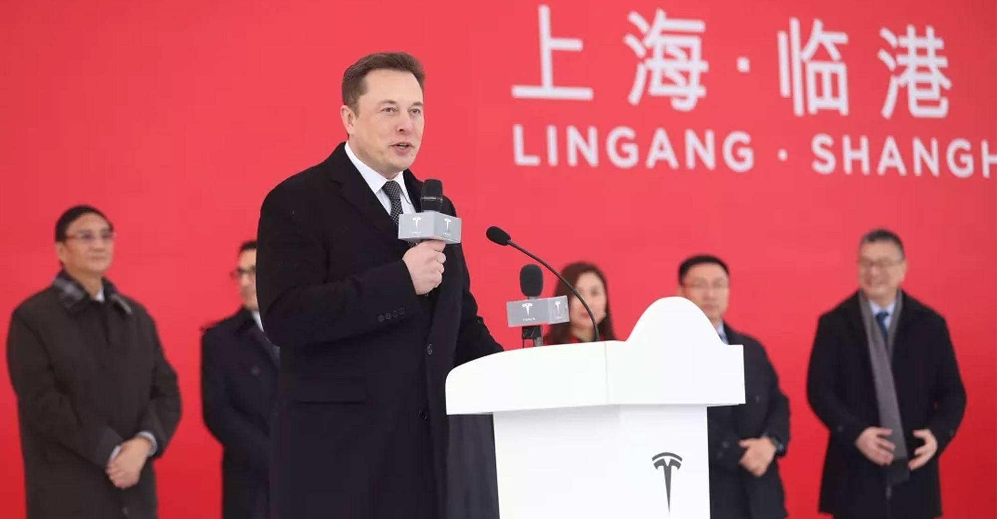 Elon Musk in China Shanghai