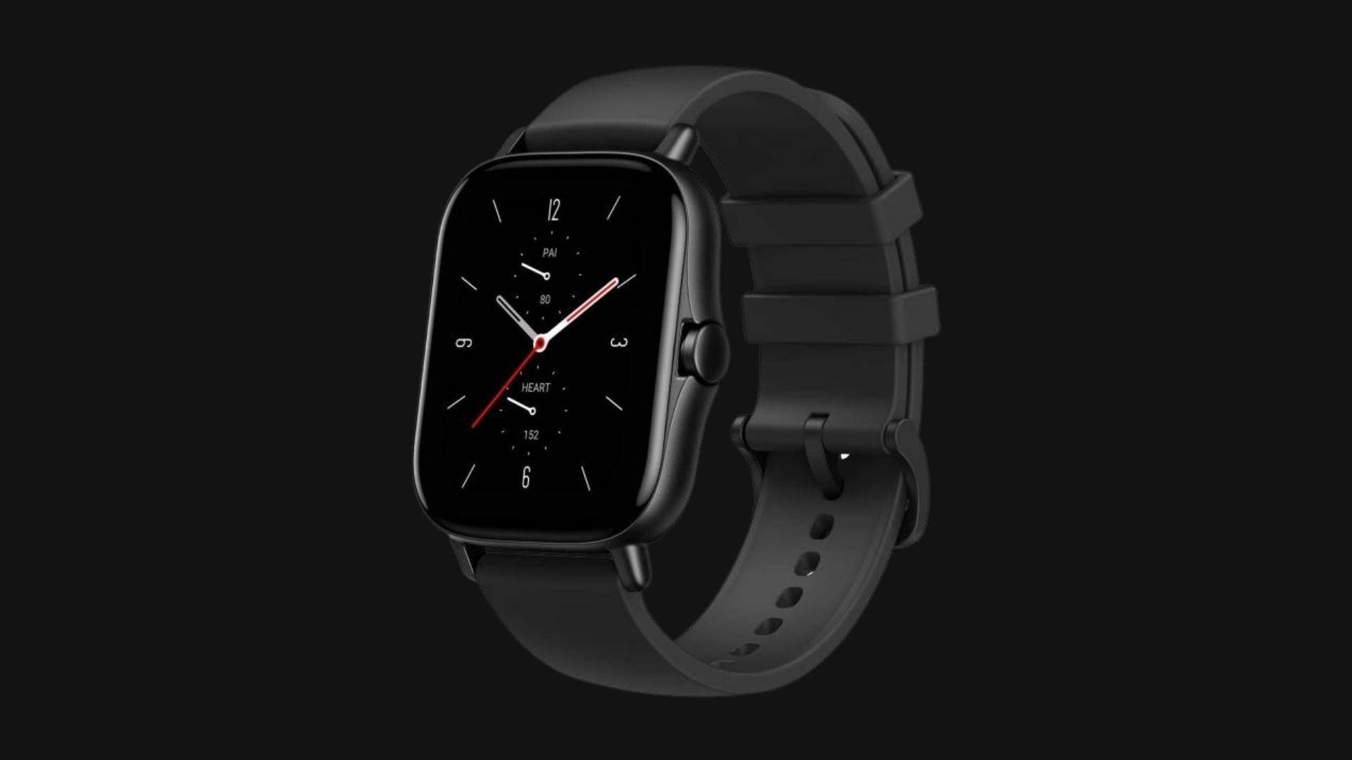 Image of Amazfit GTS2 seen from the left