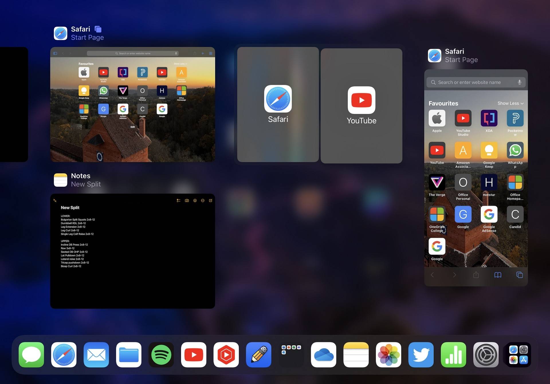Creating Split View in iPadOS within the App Switcher