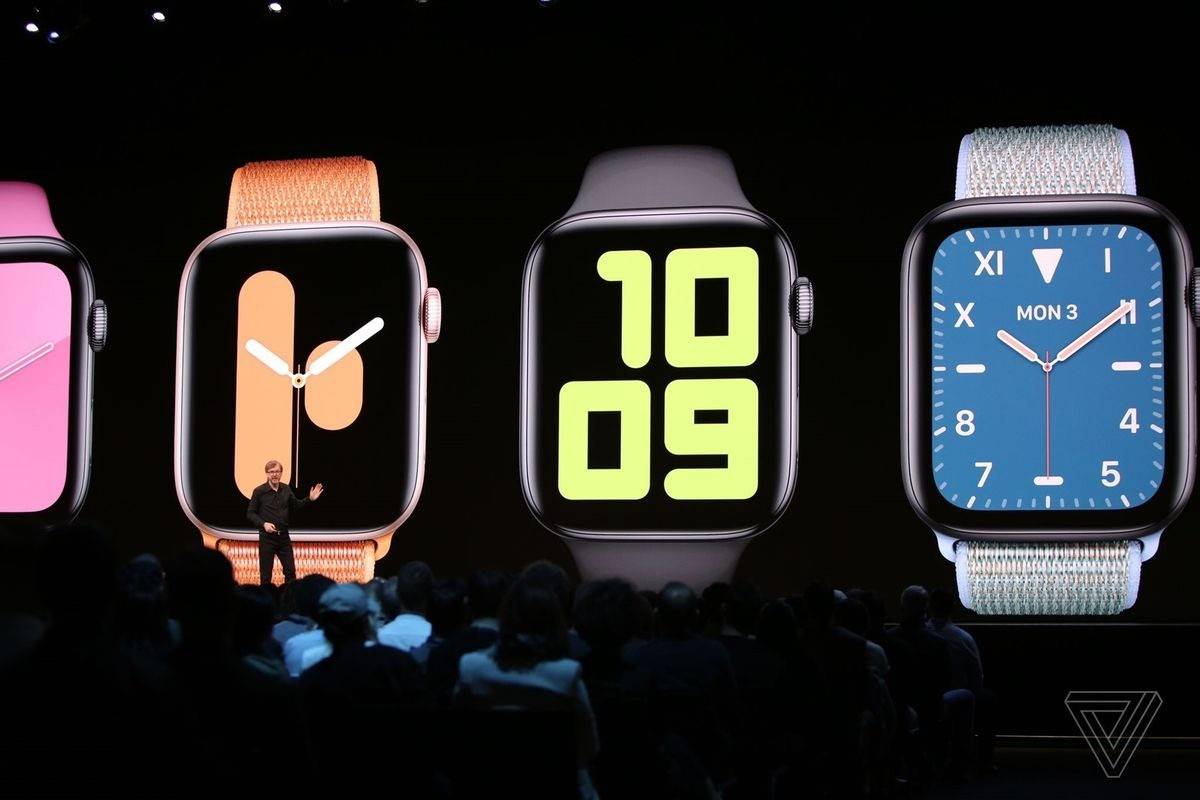 Apple executive announcing watchOS at WWDC