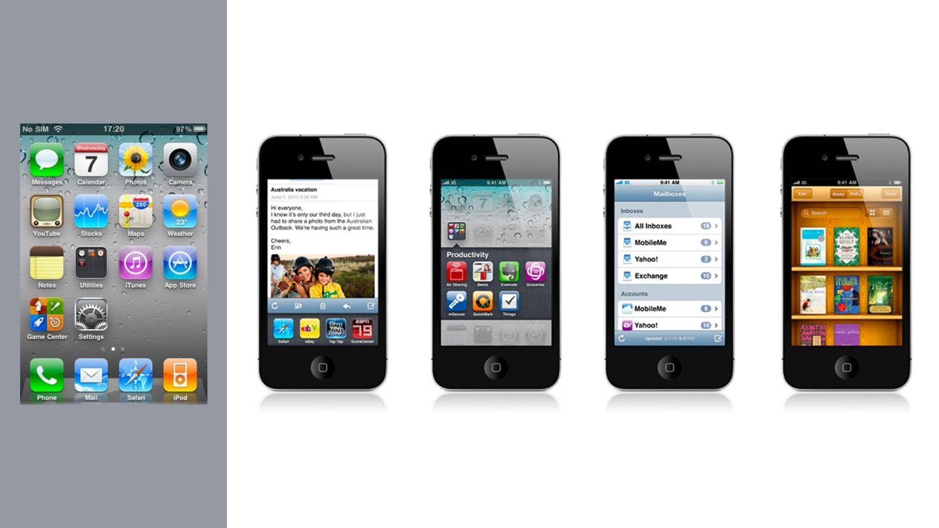 Apple iOS 4 on iPhone 4
