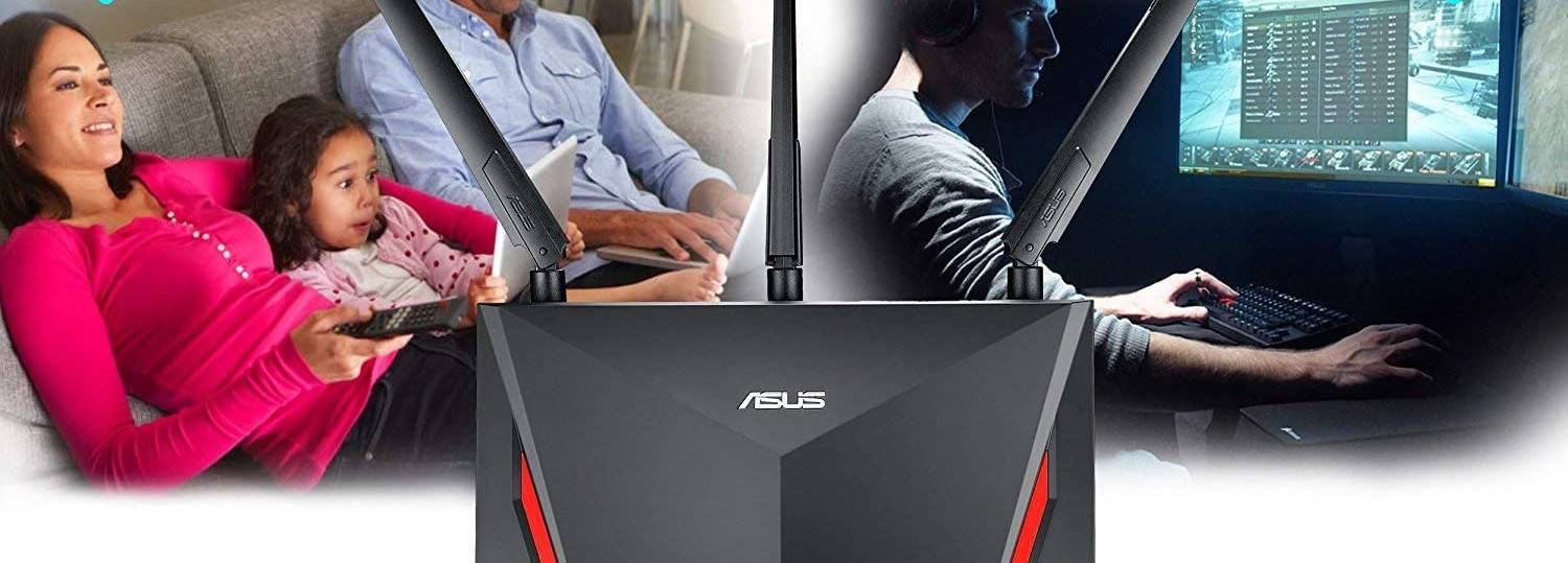 ASUS AC2900 WiFi Gaming Router Long