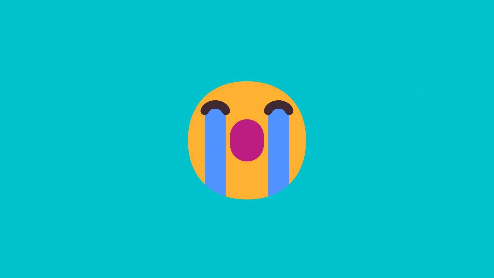 Emoji 5 Høyt gråtende ansikt