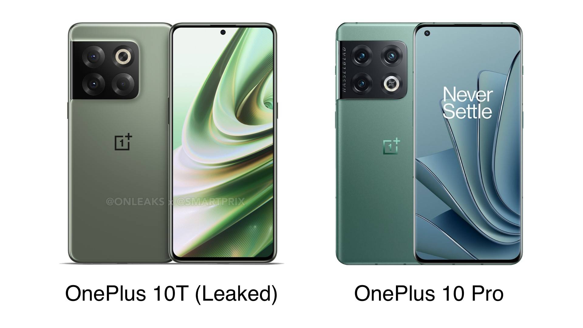 OnePlus 10T Leak vs OnePlus 10 Pro