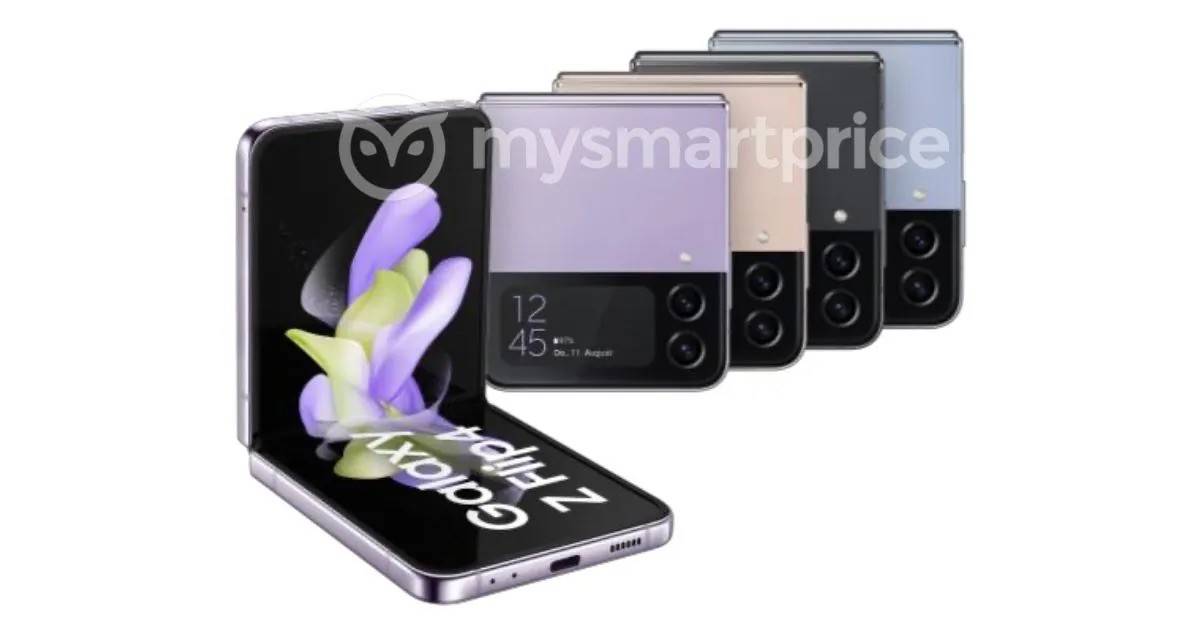 Samsung Galaxy Z Flip 4 render image