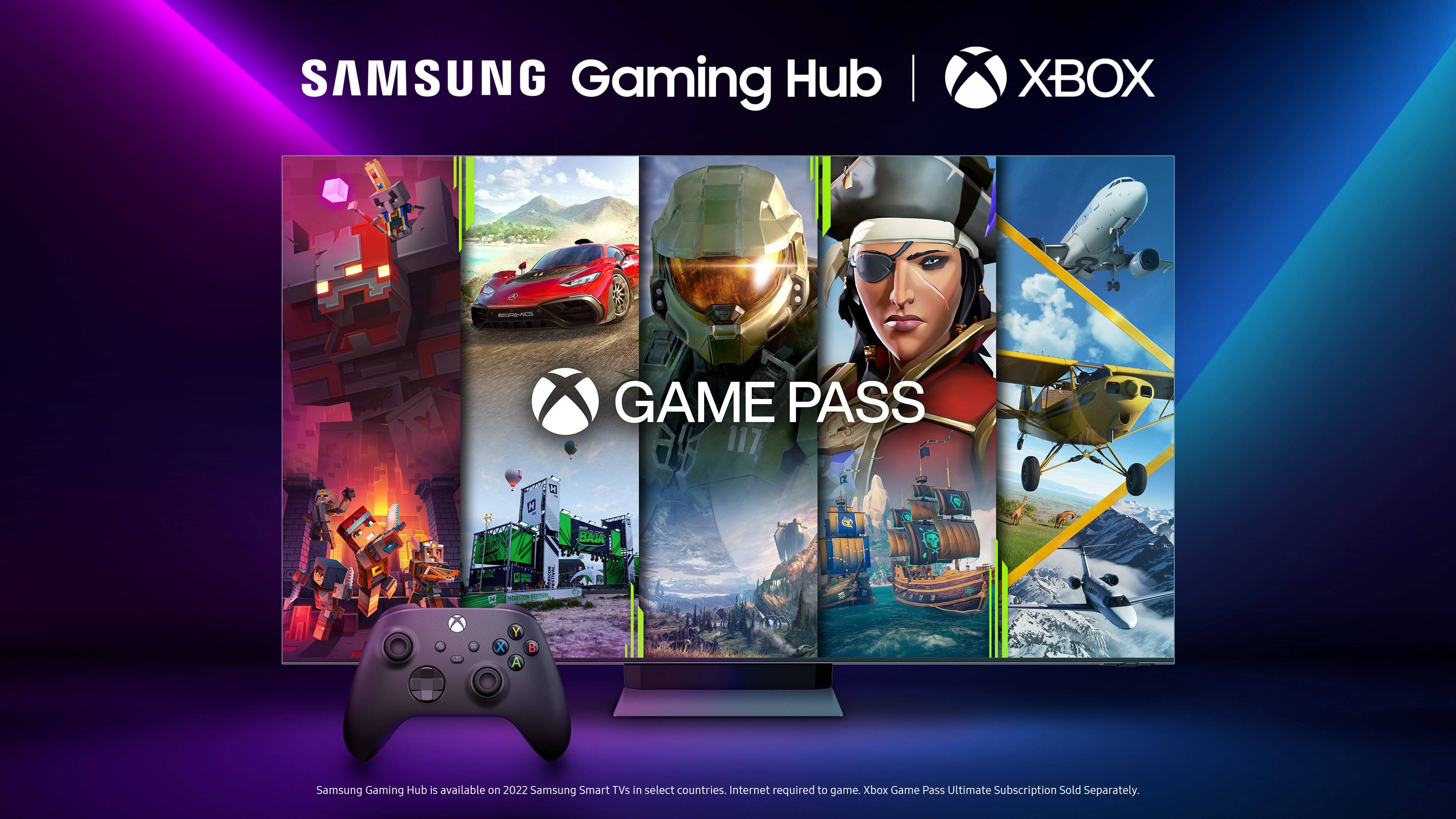 Samsung Microsoft Xbox Gaming Hub
