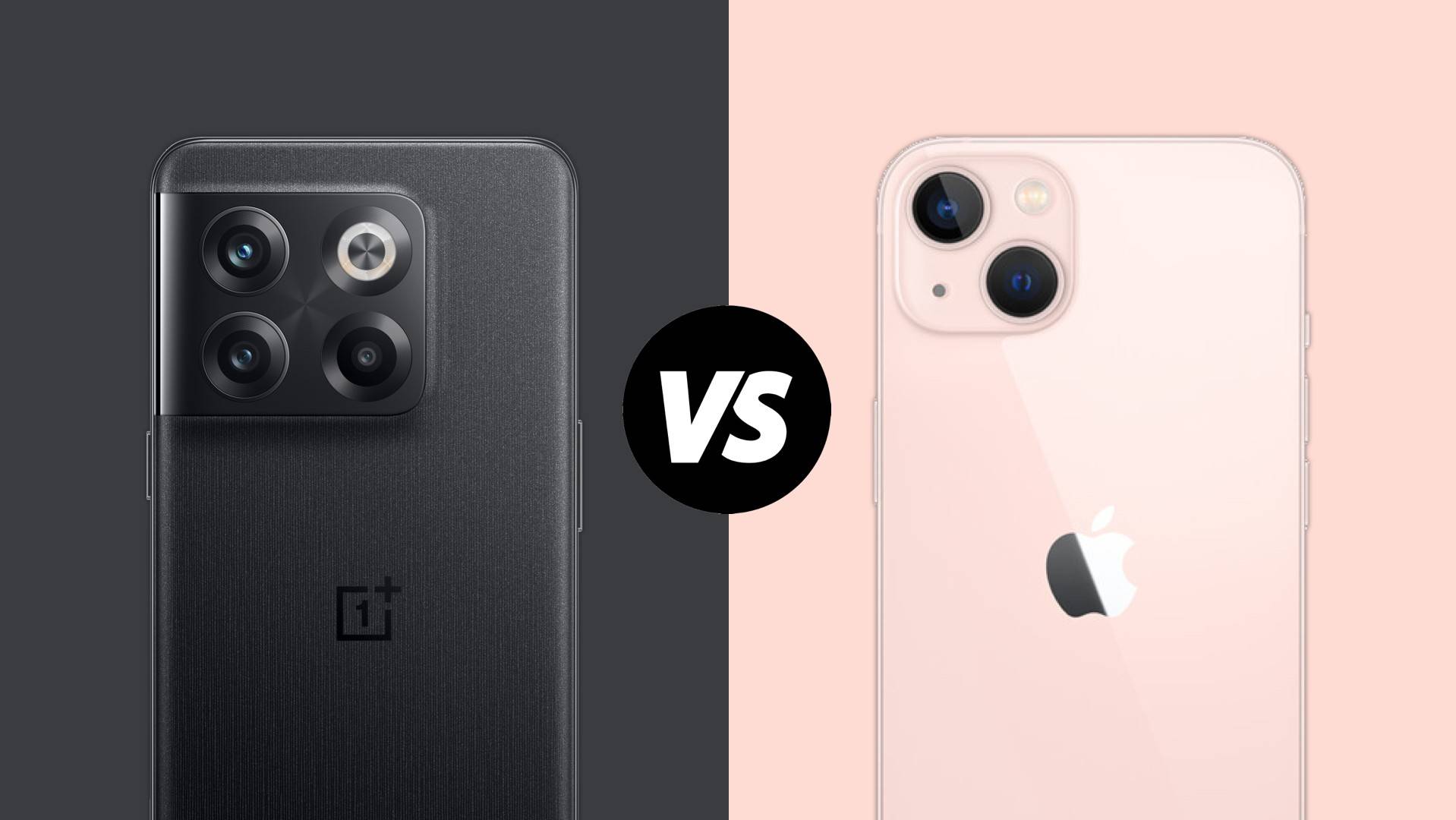 OnePlus 10T vs iPhone 13