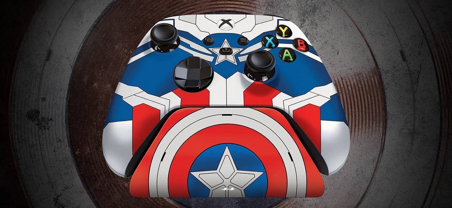 Razer Limited Edition Captain America Wireless Controller Long